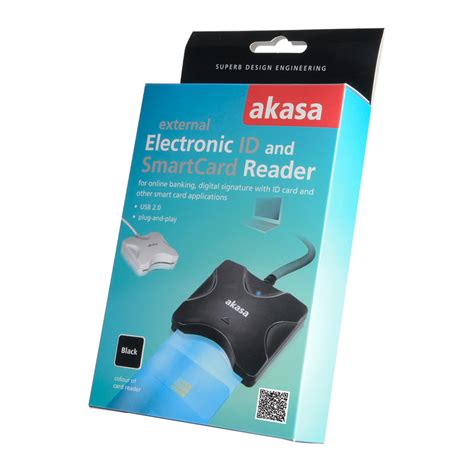 akasa external smart card reader ak-cr-03bk|External Smart Card Reader .